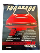 Vintage 1984 Nissan 200 SX Turbo Datsun Car Advertisement Print Ad READ - £11.73 GBP