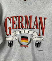 Vintage Germany Sweatshirt Crewneck Gray Jumper Logo Crew Large 50/50 US... - $34.99