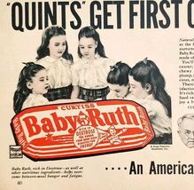 1941 Curtiss Baby Ruth Candy Bar Advertisement Candy Quituple Girls DWNN12 - $15.06 CAD