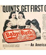 1941 Curtiss Baby Ruth Candy Bar Advertisement Candy Quituple Girls DWNN12 - $195.62 MXN