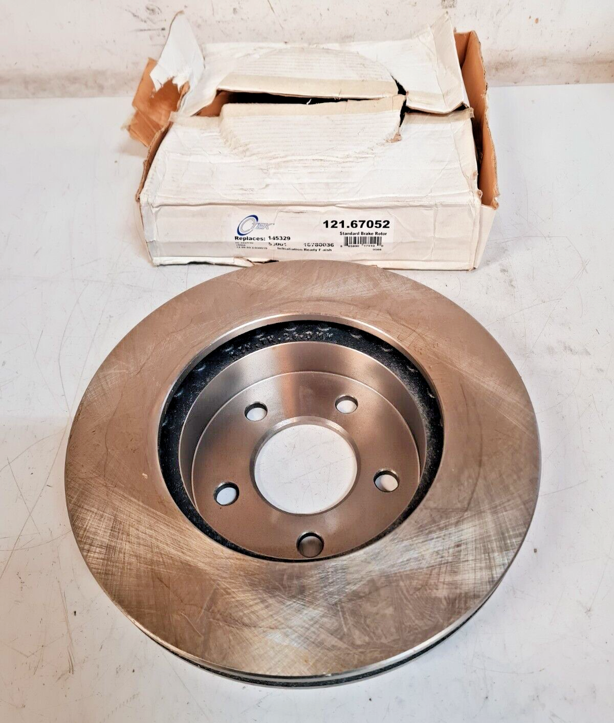 Centric C-Tek Standard Vented Front Brake Rotor 121.67052 Replaces 145329 - $59.99