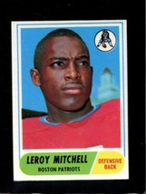 1968 Topps #45 Leroy Mitchell Nm Patriots Uer *XR21873 - £3.09 GBP