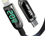 Usb C To L Ightning Cable, 4Ft Charging Syncing Cord With Led Display Co... - $25.99