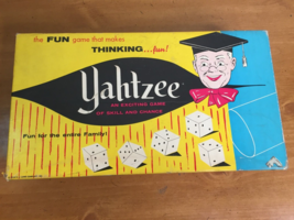 1961 YAHTZEE Game No. 950 - Some Box Wear &amp; Minor Damage - Some Score Pads Used - £14.11 GBP