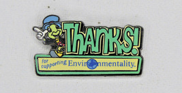 Disney 2006 Jiminy Cricket Thanks For Supporting Environmentality Pin#50699 - $8.95