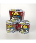 Flex Tape MAX Original Rubberized Waterproof Tape Clear 4inX25ft Pack of 3 - $123.75