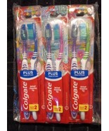 3 Pks Colgate Plus Twin Pack Adult Brushes Medium (ZZ8) - $14.03