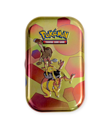 Scarlet &amp; Violet 151 Pokemon Mini Storage Tin: Alakazam and Hitmonlee (e... - £6.73 GBP