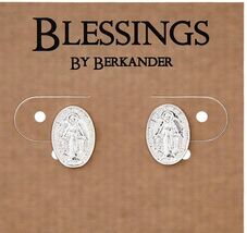 MIraculous Medal Stud Earrings,  New #MD-052 - €4,29 EUR