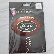 NFL New York Jets Football Foil Balloon 18 In Party Decorations Sports F... - £6.24 GBP