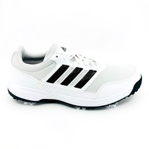Adidas Tech Response 2.0 White Black Mens Spike Golf Shoes EE9121 - $57.95