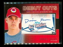 2010 Topps Debut Cuts Autograph Baseball Card DC-DT Daniel Tuttle Gcl Reds Le - £6.72 GBP