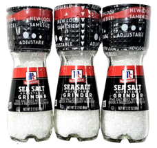 3 Pack McCormick Grill Mates Sea Salt Adjustable Grinder 2.12 Oz bb 9-25 - £16.88 GBP