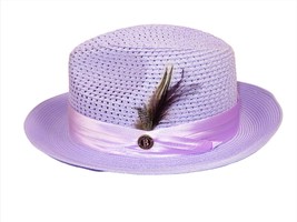 Men&#39;s Summer Spring Braid Straw style Hat by BRUNO CAPELO JULIAN JU906 L... - £43.07 GBP