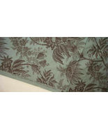 Duralee by Cyrus Clark Mistral Blue &amp; Brown Floral Cotton Fabric 3 Yards... - £15.61 GBP