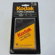 Vintage 1986 KODAK Video Cassette 8mm P6-120 New &amp; Sealed - £4.66 GBP