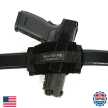 BLACKHAWK 40FB02BK Ambidextrous Flat Belt Holster - Most Pistols &amp; Revol... - $34.69