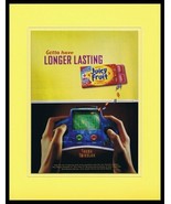 2005 Wrigley&#39;s Juicy Fruit Gum Strappleberry 11x14 Framed ORIGINAL Adver... - $34.64