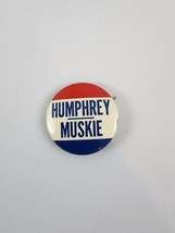 Hubert HUMPHREY/EDMUND Muskie 1&quot; Political Campaign button/pin 1968 - £4.68 GBP