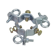 Eagle EZ43A 3 Way Guy Wire Clamp up to 2&quot; OD Mast with 3 Screw Eye Bolts - £23.58 GBP