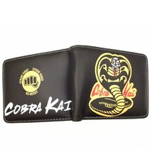 Ipping movie anime cartoon purse cobra kai pu leather wallet for young with coin pocket thumb200