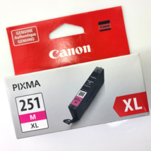 Genuine Canon Pixma 251 Ink Cartridge CLI-251XL Magenta Brand New In Box - £14.13 GBP