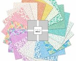 Ten-Square At the Cottage A Flowerhouse Collection Floral Fabric Precuts... - $39.97