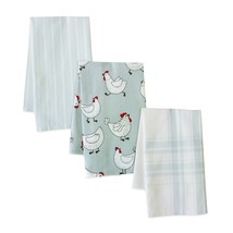 Tea Towel (Set of 3) 20&quot; x 28&quot; Cotton - £31.57 GBP