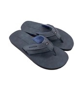 New Tommy Hilfiger Men&#39;s Dilly Sandals Flip Flops Casual Dark Grey Leath... - $50.75 CAD