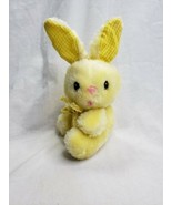 Vintage Easter Bunny Stuffed Animal Gingham Bunnies Korea  7&quot; Tall - £11.82 GBP