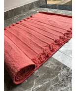 Yoga mat Peach 2x6 ft Ecofriendly Solid Sweat &amp; Slip Resistant, Prayer Rug - $1,880.95 MXN