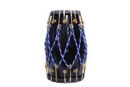 Rose Wood Dholak Musical Instrument Bolt Dholki Wooden With Nuts &amp; bag h... - £293.46 GBP