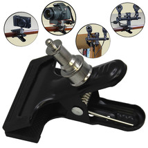 Metal Clamp Strong Clip With 1/4&quot; Screw Adapter for DSLR Flash Light Stand - £11.35 GBP