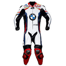 BMW Racing Biker Motorcycle Leather Suit Mens Motorbike Leather Jacket Trousers - £211.60 GBP