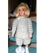 Vera Scholz Limited Edition 24&quot; Blonde Katie Porcelain Toddler Doll - £50.60 GBP