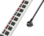 8 Outlet Metal Power Strip with Individual Switches,Heavy Duty Appliance... - $43.64