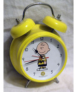 CHARLIE BROWN CLOCK Classic Bells-Top Peanuts Desktop Alarm Clock PEANUT... - $20.55 CAD