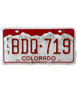 Colorado License Plate - BDQ-719 - Fleet FLT - Red - Expired - 2 - $147.90 MXN