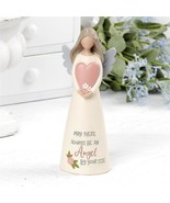 “An Angel By Your Side” Large Angel With Heart Angel Figurine - £15.98 GBP