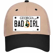 Bad Girl Georgia Novelty Khaki Mesh License Plate Hat - £22.79 GBP