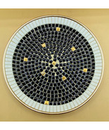 Mosaic Tile Dish Console Bowl Mid-Century MCM Retro Vintage 12” - $42.76