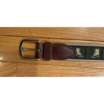 Classic Prep Vintage LL Bean Duck Boot Belt (Size 32) Leather Made in Maine USA - $50.00