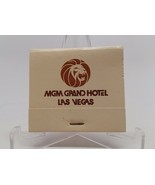 MGM Grand Casino Hotel Strip Lion Logo Vintage Las Vegas NV Matchbook Un... - $7.42