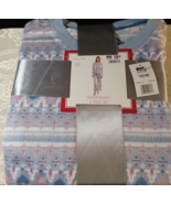 JACLYN Two piece Pajama Set Whisperlux - Blue and Pink - Size Large - €11,94 EUR