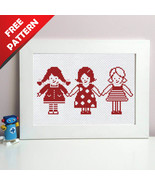 My Best Friends Quote Free cross stitch PDF pattern - $0.00