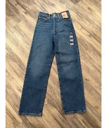 LEVI&#39;S RIBCAGE STRAIGHT ANKLE JEANS 24x27 Womens Medium Wash Levis Levi - $38.54