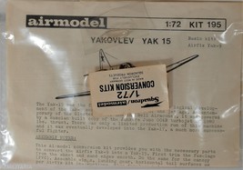 Airmodel Conversion Kit 1/72 Yakovlev YAK 15 Kit 195 - $9.75