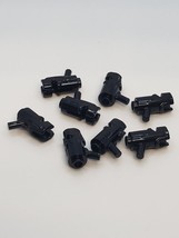 Lego Lot 8 Black Mini Blaster Gun Shooter Toy Authentic 1537-13 - £4.25 GBP