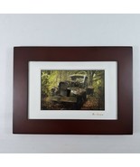 Wall Art Sign Home Decor 7.5&quot; x 5.5&quot; Antique Rusted Old Truck Wood Ceram... - $9.70