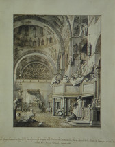 San Marco: the Crossing and North Transept, with Musicians Singing  - Cannaletto - £25.97 GBP